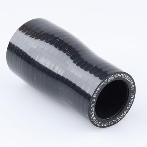 AC PERFORMANCE ID 1.25" to 1" Straight Silicone Hose Reducer Black - color: Black, size: ID 1.25" to 1" (32mm to 25mm)