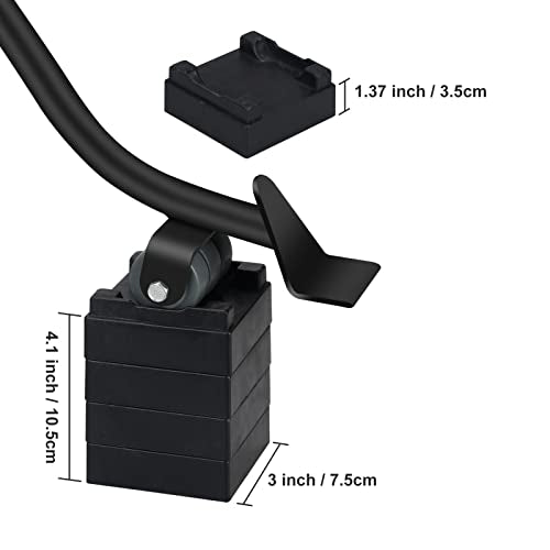 22" Furniture Lifter Tool, Appliance Metal Lifter for Heavy Furniture Black - size: Black-22 IN