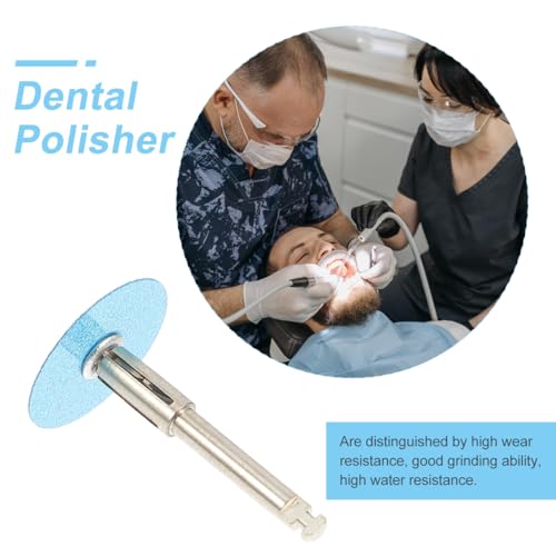 Healifty Finishing Discs with Mandrel Tooth for Composite Filling Finishing Oral Polish Tool for Front and Back 0.59 in Diameter One-Time Use - color: 40 Pcs