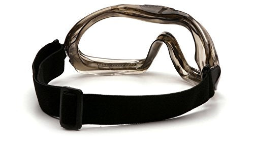 Low Profile Chemical Splash Goggles, Gray Anti-Fog Lens - color: Clear Anti-fog Lens