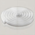 Rip-to-Fit Weather Stripping – 20 Feet, 5-Layer Adjustable Self-Adhesive Weather Seal Strips Fits Big Gaps(0.04-0.59 Inch), for Door Frame Door Insulation Strip Waterproof, Transparent - color: Transparent