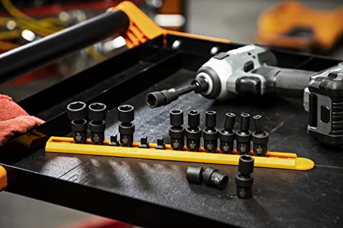 GEARWRENCH 12 Piece 1/4" Dr 6 Pt Universal Impact Metric Socket Set | 84905 - style: 12-piece kit