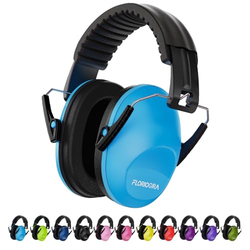 Floriogra Noise Cancelling Headphones for Kids/Toddler 28dB SNR Ear Muffs - color: Blue