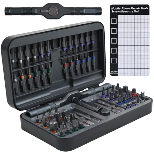 66 in 1 Magnetic Ratchet Screwdriver Set With Case - size: 66 in 1