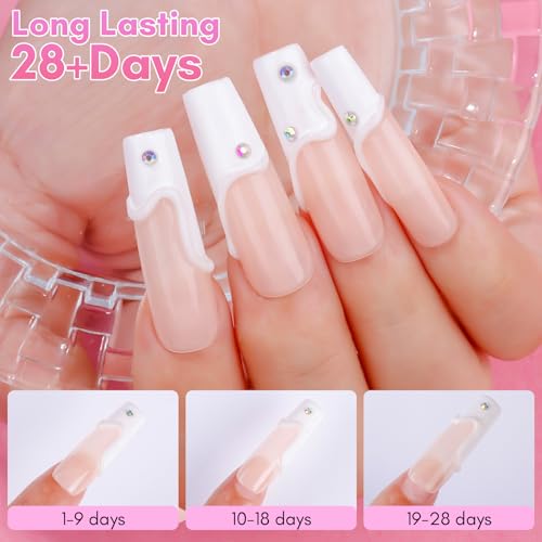 Makartt 3D Nail Gel, 15g Sculpting Gel Glue for Molding and Drawing - color: A06-Whiteout Wonder