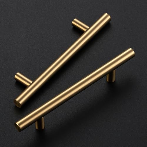 Ravinte Champagne Bronze Cabinet Handles 4 Inch Hole Center 30 Pack - color: Champagne Bronze, size: 4 Inch Hole Center