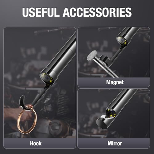 Teslong 50FT USB C Borescope Camera with Light for iPhone 15/16/17 Android