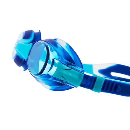 TYR Kids' Swimple Goggles - Colorful Swim Goggles for Beginners - color: Blue