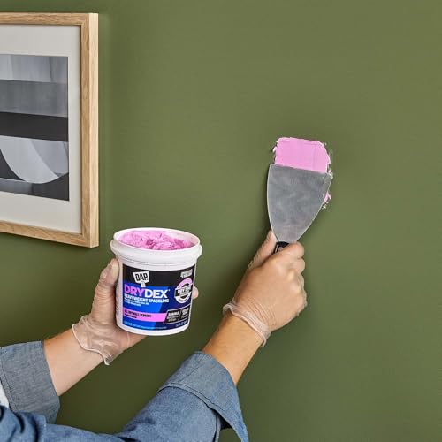 DAP DryDex Dry Time Indicator Spackling, Pink/White, 32 Oz (7079812330) - size: 1 Quart
