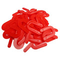 400 Horseshoe Tile Spacers, 1/8-Inch U-Shaped Plastic Spacers for Tile Leveling System Floor Wall Tile Installation - size: 1/8"-400 Pcs