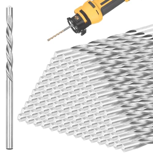 Upgrade 100 Pcs Drywall Bit, 1/8 Inch Drywall Drill Bit for Wood, Drywall Cutting Bit, Drywall Guide Point Cutting Bits, Drywall Router Bits for Use with Spiral Saw (100, 1/8 inches) - size: 1/8 inches
