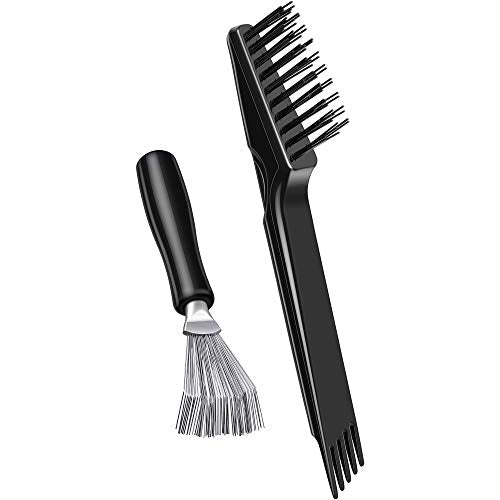 Boao 2 Pack Hair Brush Cleaner,Wood Color,Black Polished Wooden Handle Rake - color: Black, Wood Color, style: Black Polished Wooden Handle Rake