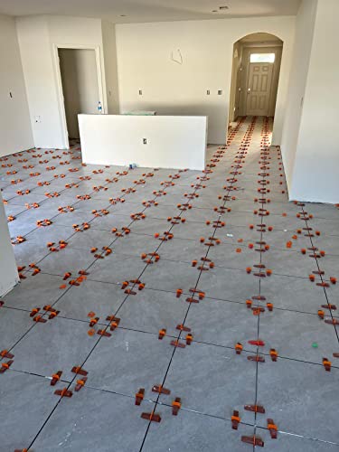 Tile Leveling System (3/16 Inch) – 400 Tile Spacers + 200 Reusable Wedges + 1 Tile Plier – Smooth & Seamless Floor & Wall Tile Installation – 5mm Ceramic & Stone Spacers - color: 400 Spacers + 200 Wedges + 1 Tile Plier