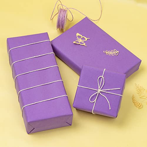 RUSPEPA Dark Purple Kraft Paper Roll - 12 inches x 100 feet - Natural Recyclable Paper Perfect for Crafts, Art, Small Wrapping, Packing, Postal, Shipping, Dunnage & Parcel - color: Dark Purple, size: 12" x 100'
