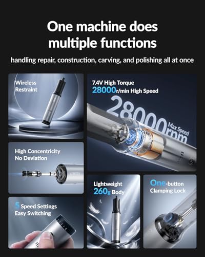 LUMITEK Engraving Pen, 67-in-1 Rotary Tool Kit for 3D Printing & DIY Crafts