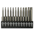 aiyun 12-Piece Security Bits Screwdriver Set Star Driver Bit (50mm) - size: 50mm Length (T5-T40)