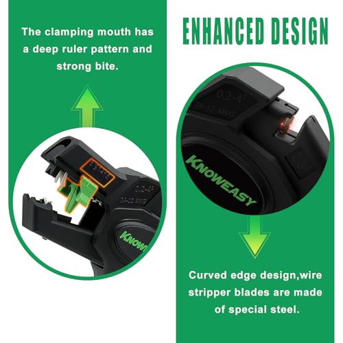 Knoweasy Wire Stripper and Cutter, 24-12 AWG - style: D5