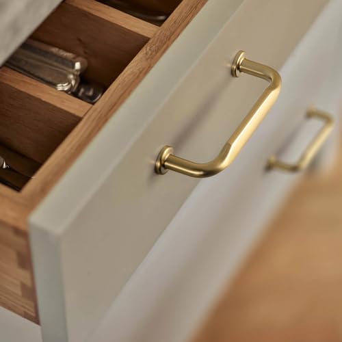 12 Pack Champagne Bronze Zinc Alloy Cabinet Handles - 3''(76mm) Hole Center Cabinet Pull Hardware for Bedroom, Kitchen L101 - color: Champagne Bronze, size: 3'' Hole Center