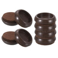 uxcell Furniture Pads, 8 Pcs 1-1/4" Furniture Moving Pads Round Chair Legs Floors Protectors with Felt for Carpet Hardwood Floor Heavy Furniture - size: 1-1/4"