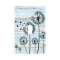 Blue Rustic Butterfly Dandelion Light Switch Covers Decorative - size: 1 Gang Single Toggle
