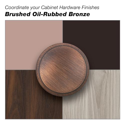 Richelieu | Washington 7 9/16-in Brushed Oil-Rubbed Bronze Cabinet Bar Pull - color: Brushed Oil-Rubbed Bronze, size: 7 9/16 in
