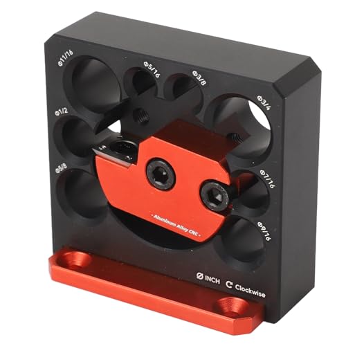 Dowel Maker Jig Kit, Aluminum Alloy 8 Holes Adjustable Drill Milling Dowel Round Rod Auxiliary Tool with Carbide Blade for Wooden Rods Sticks Woodworking