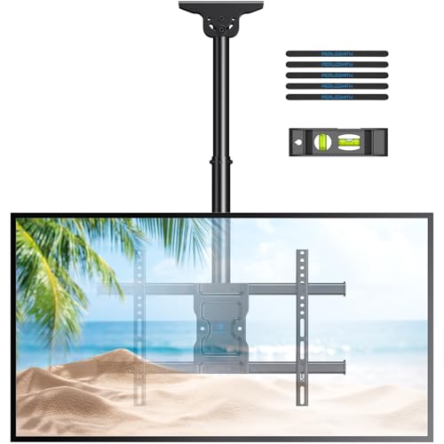 PERLESMITH Ceiling TV Mount for 37–75 inch TVs up to 110 lbs - size: for 37-75 Inch TVs