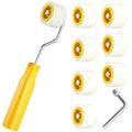 Honeydak 8 Pack Mini Paint Roller with Replacement Heads, 0.8 Inch - size: 0.8 Inch