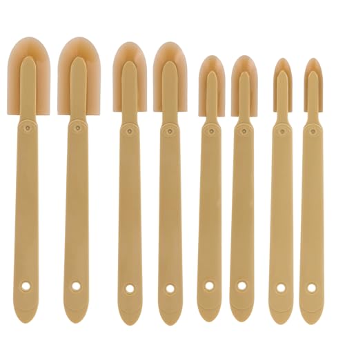 8pcs Rubber Caulking Tool Set, Reusable Silicone Caulk Finishing Spatulas Remover Sealant Smoothing Grout Sealer Spreader Finger Applicator for Kitchen Bathroom Tiles Window Floor Sink (4 Sizes)
