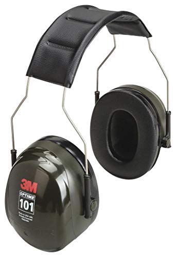 3M (formerly Aearo) H7A Peltor Optime 101 Over-The-Head Earmuffs, English, 15.34 fl. oz., Plastic, 5.1" x 7.4" x 3.8"