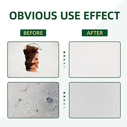 Drywall Repair Kit, 500g Wall Mending Agent with 6Pcs Wall Patches - size: 15Pcs_500g