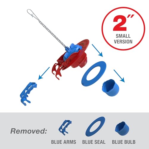 Fluidmaster K-400H-043-T4 Super Kit 2 in, or 3 Flapper and Toilet Fill Valve, Multi