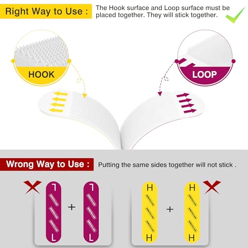 EMITEVER Picture Hanging Strips Heavy Duty Picture Hangers for Wall 20Pairs - size: Medium-20Pairs