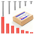 193PCS Outlet Spacers Kit for Electrical Box, 104 Outlet Screw Spacers with 89PCS 6-32 Flat Head Mounting Screws, Electrical Outlet Extender Kit for Switches, Receptacles and Wall Plates