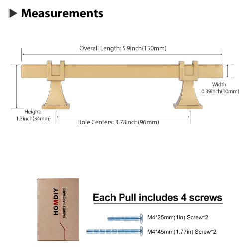 10 Pack 3-3/4 Inch Brushed Gold Pulls Kitchen Cabinet Handles Gold Pulls for Dresser Drawers Kitchen Cabinet Hardware - color: Matte Gold, size: 3-3/4 inch (96mm) Hole Center Pull
