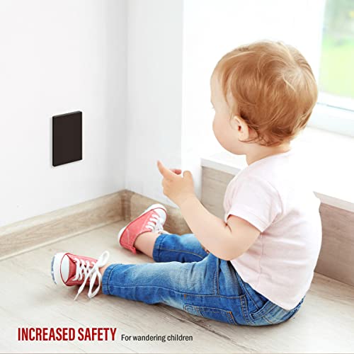 ENERLITES Screwless Blank Wall Plate, 1-Gang Outlet Covers, 1 Pack, Brown - color: Brown, size: Screwless