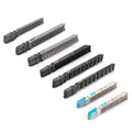 T-Shank Multi-Purpose Jigsaw Blades Set with Storage Case, Made with HCS/HSS, Assorted T-Shank Jig Saw Blades for Wood, Plastic and Metal Cutting (JSB80A 80Pcs Set) - style: JSB80A 80Pcs Set