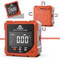 Coobeast Digital Angle Finder with Dual Laser 4-side Magnetic Angle Gauge - color: Orange
