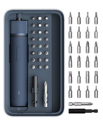 HOTO 25-Piece Upgraded Electric Screwdriver Kit, Cordless Screwdriver