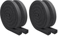 Yotache Air Conditioner Window Seal Kit - 1"x1" High Resilience Foam Weather Stripping Insulation Strip for AC, Noise Reducing, Air Leak Proof, No Glue, 13Ft Long (6.5Ft x 2 Rolls, Black) (Pack of 2) - size: 1"x1"x13FT (Pack of 2)
