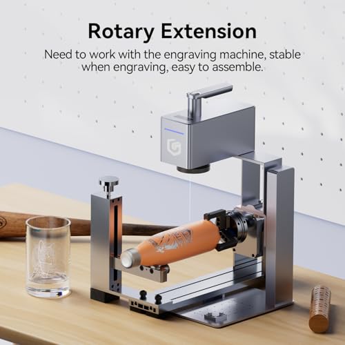 Longer Rotary Roller Series,Rotary Chuck for RAY5/B1/Nano,Other Frame Engraving Machines(Must with 12Pcs Risers),Y-Axis Rotary for Engraving Cylindrical Objects,Glasses,Tumblers,Size 369 * 80 * 145mm - size: 369 * 80 * 145mm
