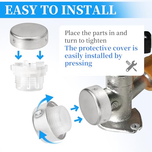 630-7500 Vacuum Breaker Repair Kit Compatible with 400 500 Series, 2 Pack Outdoor Faucet Wall Hydrant Repair Accessories, Pressure Vacuum Breaker Replacement Plunger Assembly
