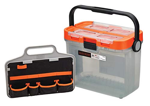 BLACK+DECKER 20V MAX Drill with Home Tool Kit, 64-Piece (BCKSB62C1)