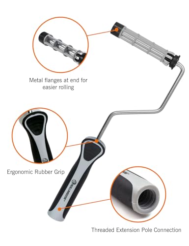 ROLLINGDOG 4 Inch Paint Roller Kit - color: Microfiber Roller With Tray