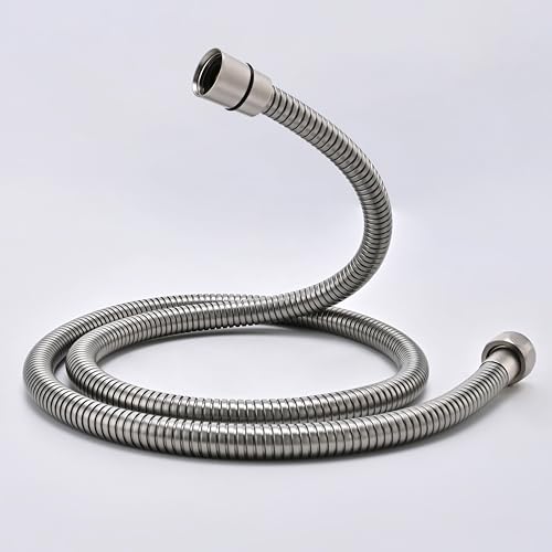 48 Inches 304 Stainless Steel Shower Hose Extra Long For Bidet - color: Brushed Nickel, size: 48 Inches