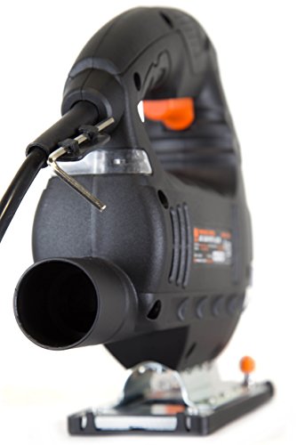 WEN 33606 6.6-Amp Variable Speed Orbital Jig Saw with Laser and LED Light,Black, Silver (Pack of 6) - size: Handheld (Pack of 6), style: Orbital with Laser
