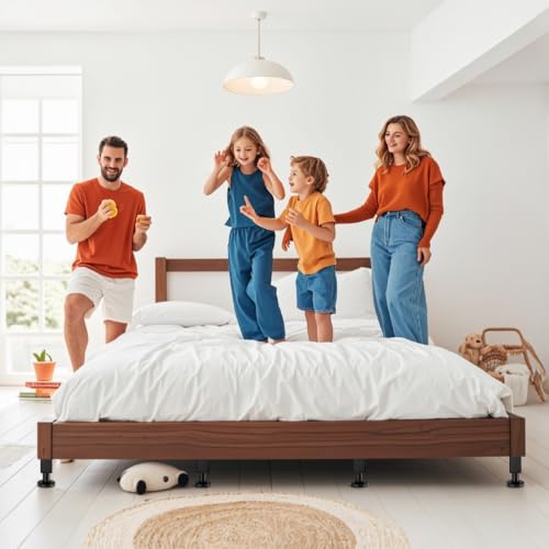 NESAPTO 4PCS Adjustable Height Bed Support Legs, 7.3-11 in Metal Bed Risers - size: 7.3"-11" (4pcs)