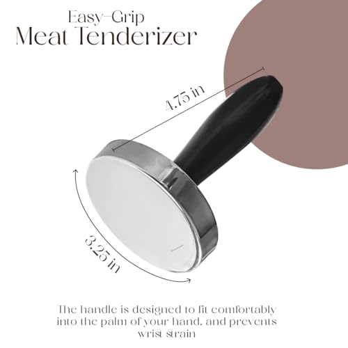 Bellemain Meat Pounder & Flattener, Stainless Steel Kitchen Mallet