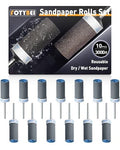 10Pcs 3000 Grit Sanding Drums Sandpaper Sticks Set for Dremel Rotary Tool with 1/8" Shank, Rotary Tool Accessories Suitable for Metal Rust Removal/Jade Polishing/Stone Grinding (3000 Grit) - size: 3000 Grit
