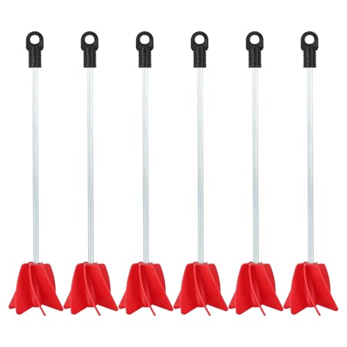 6-Pack Helix Paint Mixer Attachment for Drill 11.8", 1-5 Gal - color: 6 Pcs